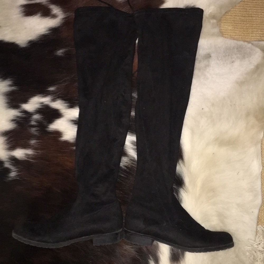 Brand new suede over the knee boots